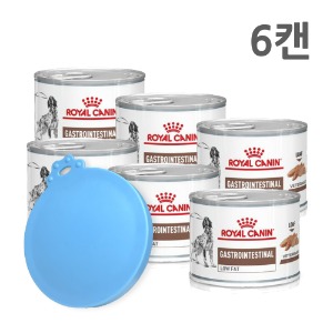 [로얄캐닌] 독 가스트로인테스티널 로우팻 캔 1.2kg (200g*6) + 리드